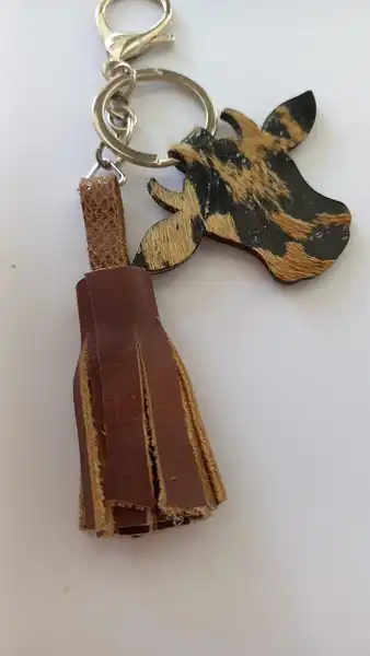 LLAVEROS EN CUERO